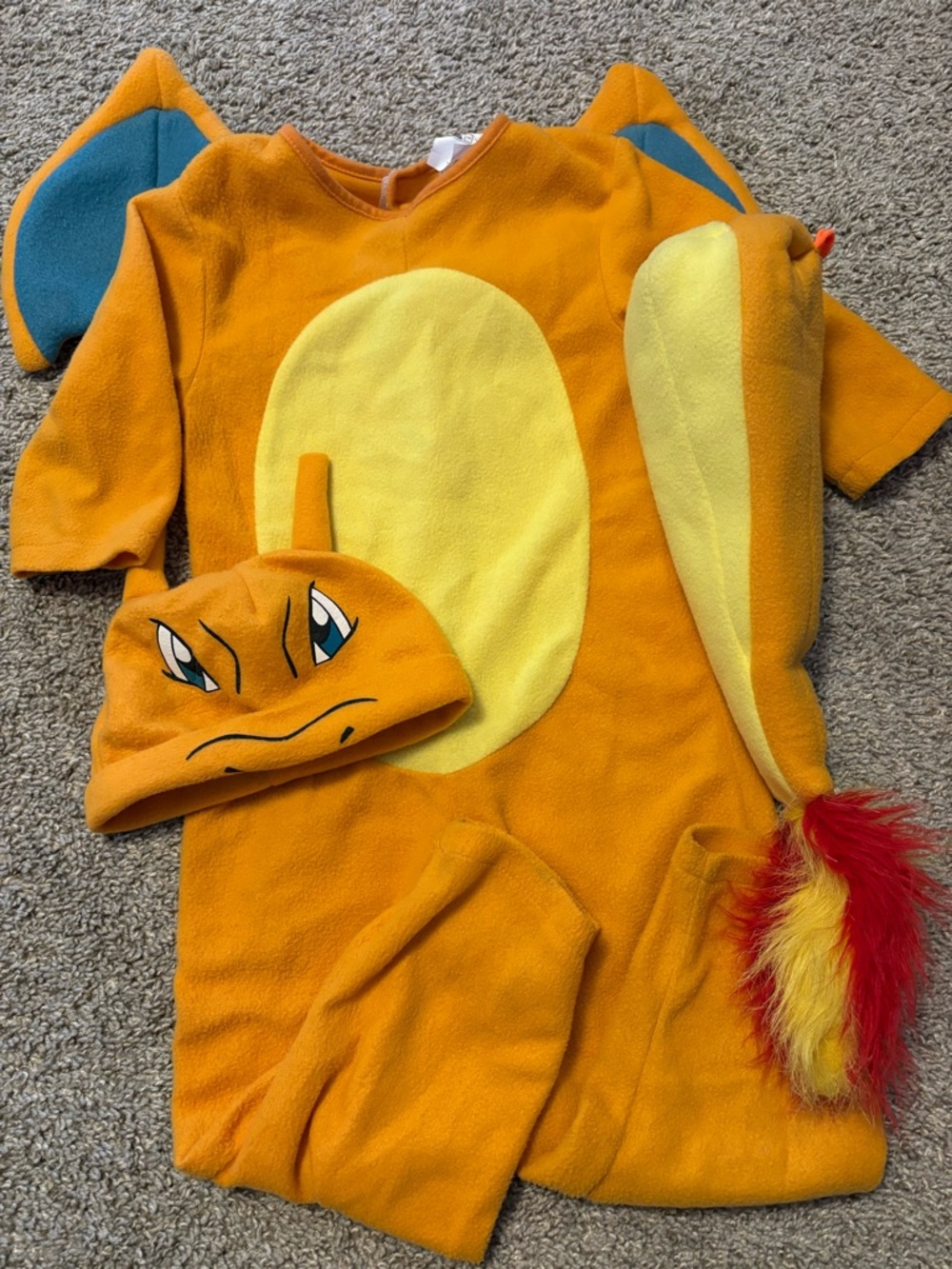 Pokemon Charizard Fleece Costume-Size 4/5